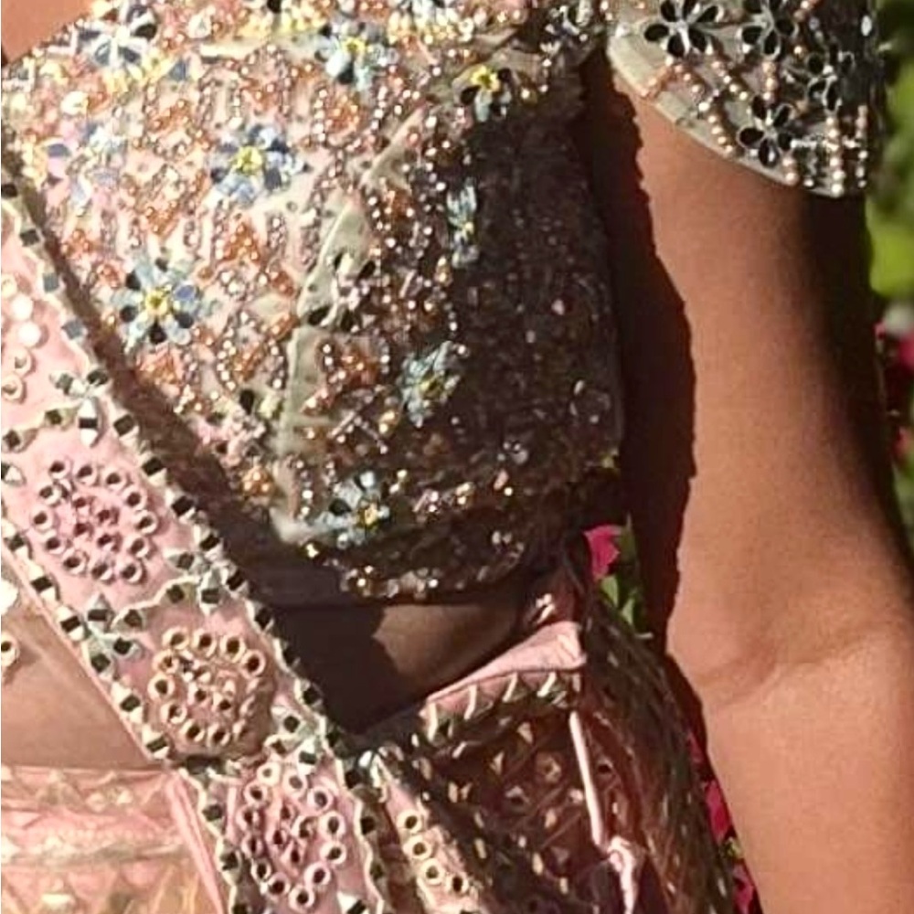 Embellished Pink Evening Bag